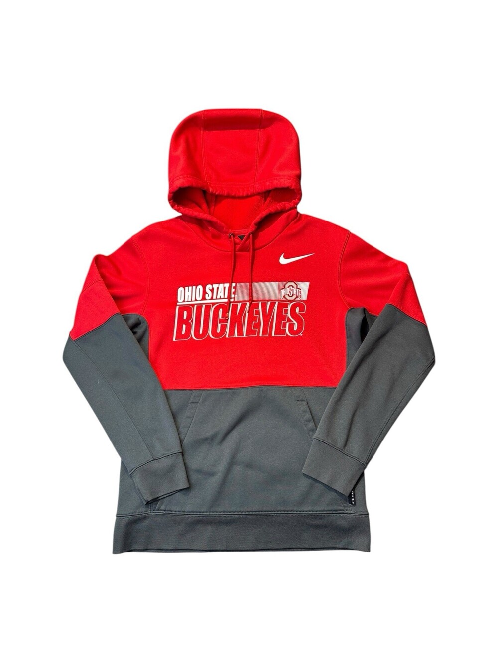 Ohio State Buckeyes Nike Dri-Fit On Field Hoodie Red CQ5561-657 Men’s Sz Small
